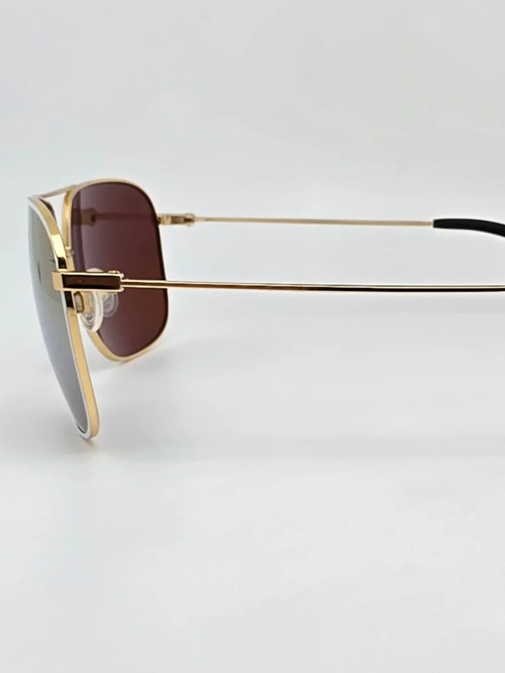 Maui Jim MJ778-05C Kami White Gold Frame Polarized Lens Aviator Sungalsses 62mm